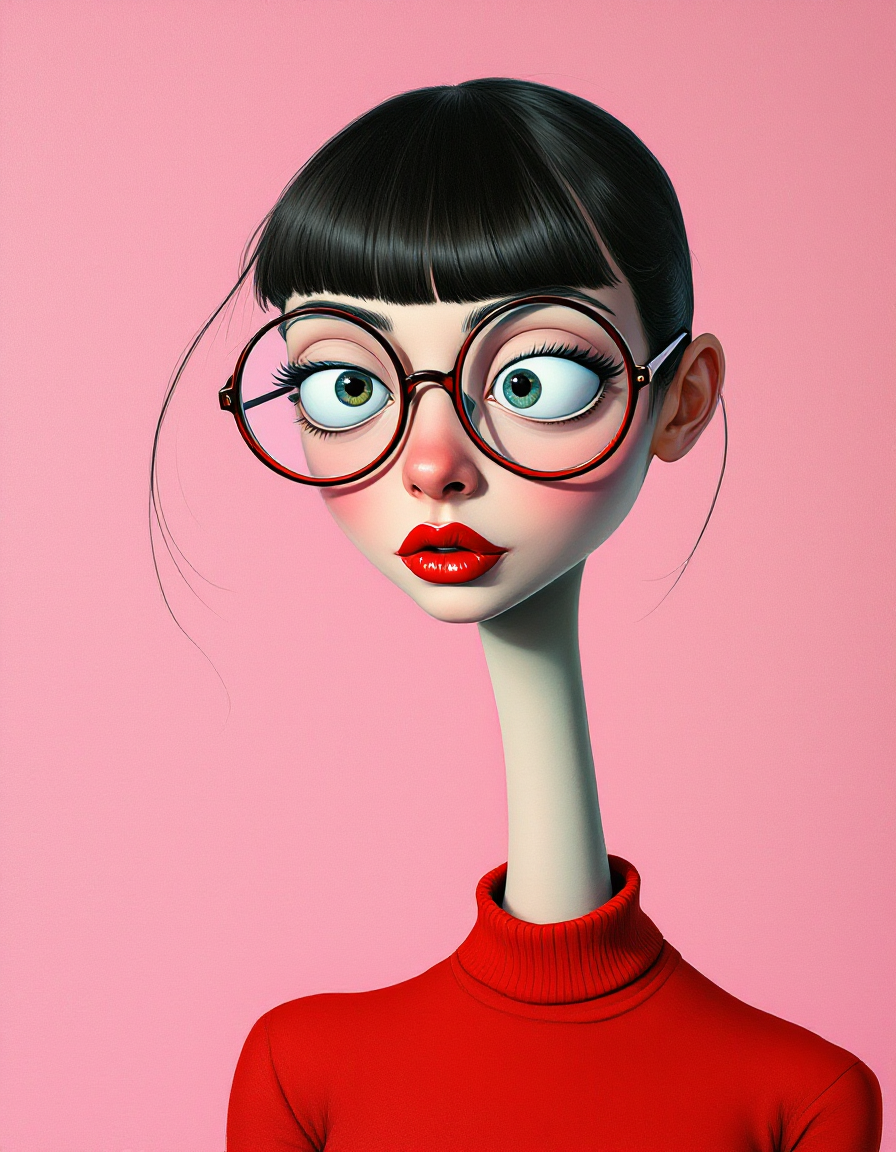 Red Turtleneck 상세 이미지